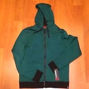 Hawk Mens Hoodie full zip Jacket L